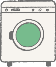 洗濯機のイラスト
