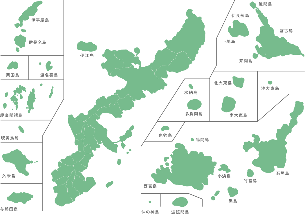 サービス対応エリアのMAP