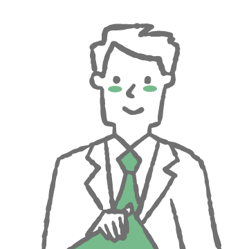 男性スタッフのイラスト